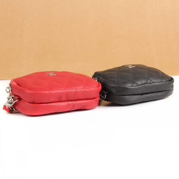 Fake Chanel Clutch Bags 1688 Black and Red On Sale